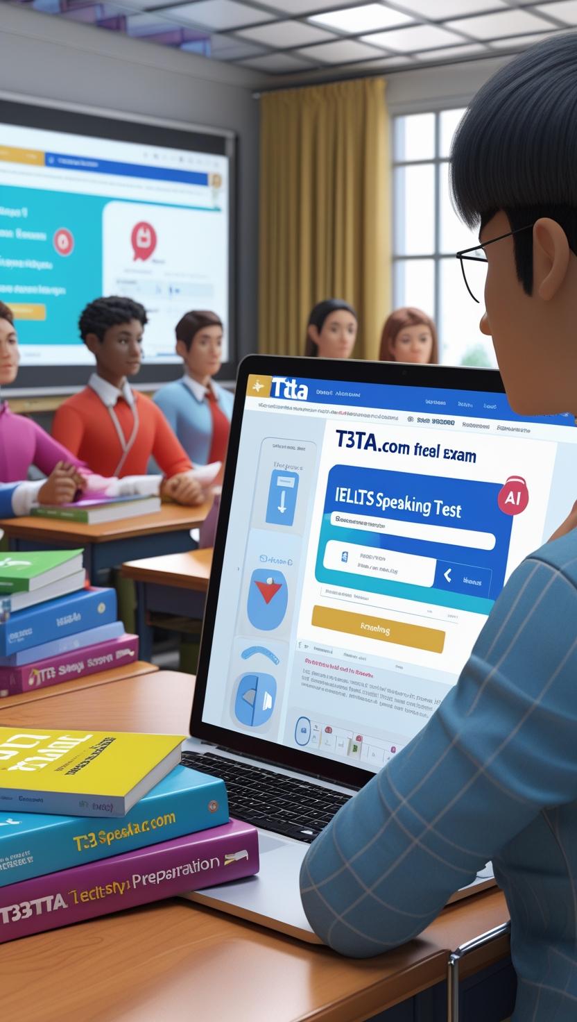 AI examiner mirroring official IELTS Speaking test conditions
