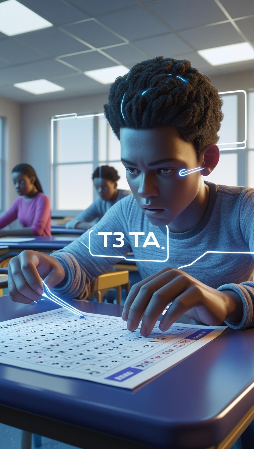 Automated timing and submission interface for AI‑generated tests