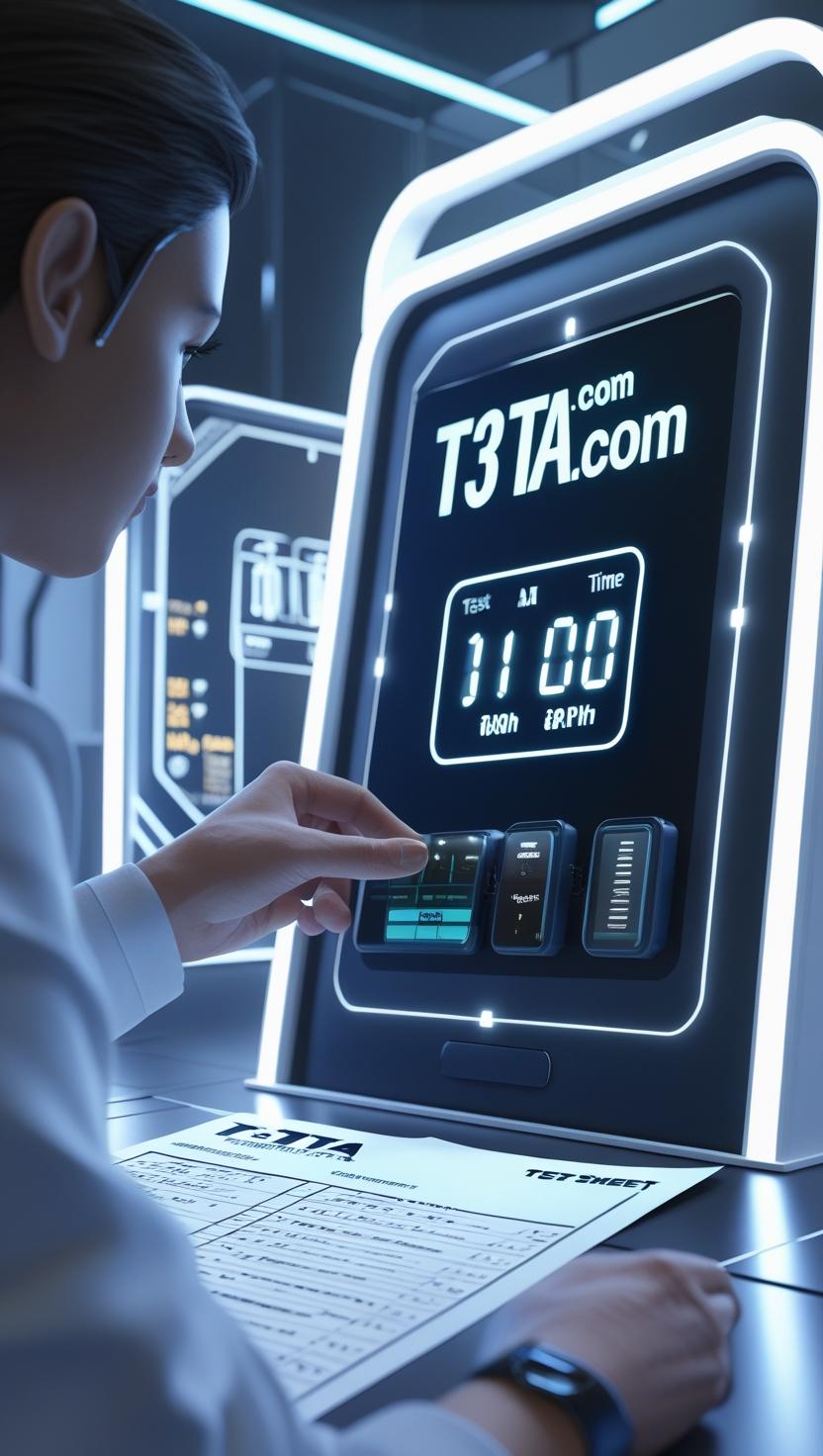 Flexible AI Test Time Control Interface
