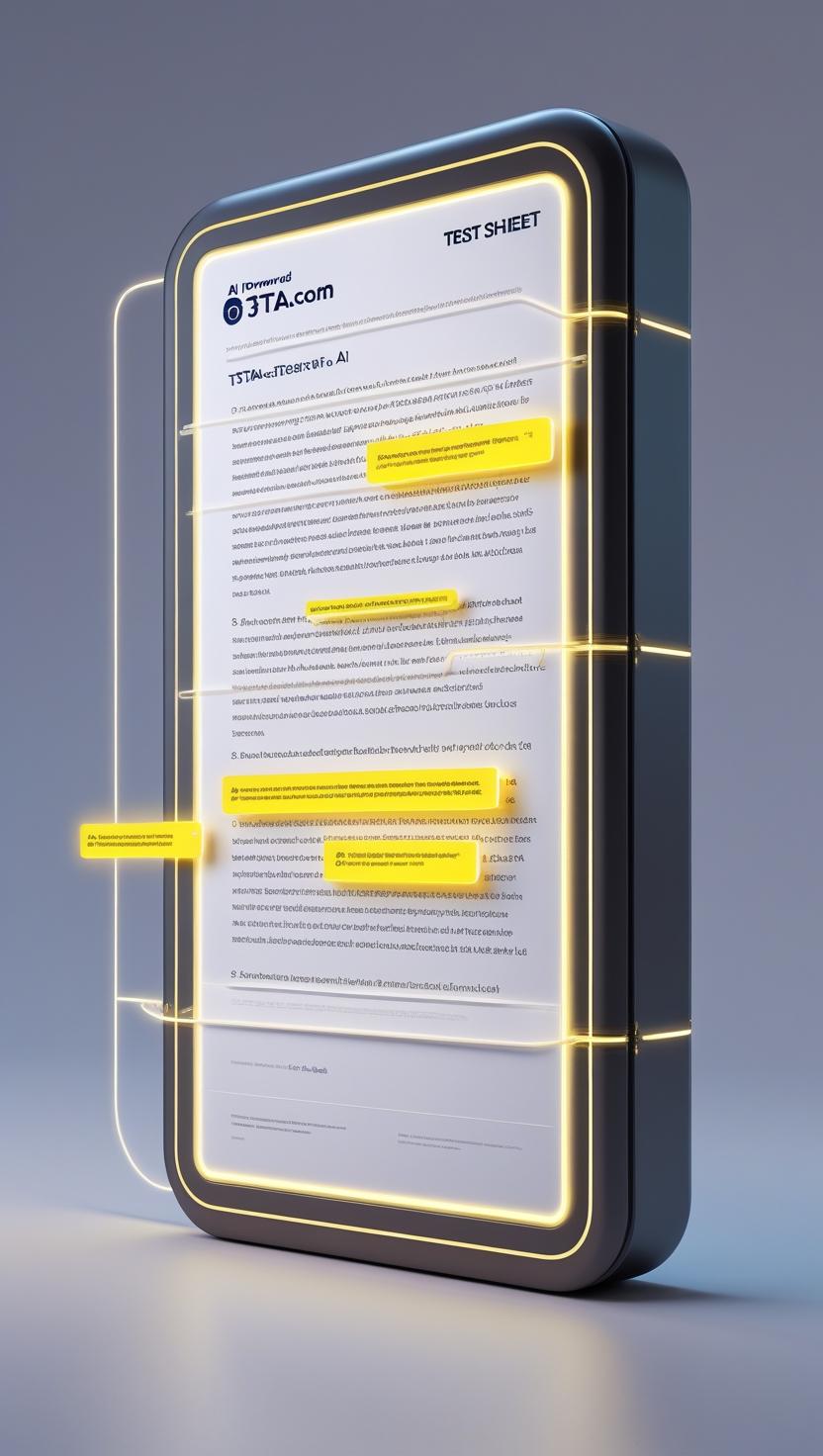 Interactive view of AI Content Checker highlighting errors in text and offering click-to-fix corrections