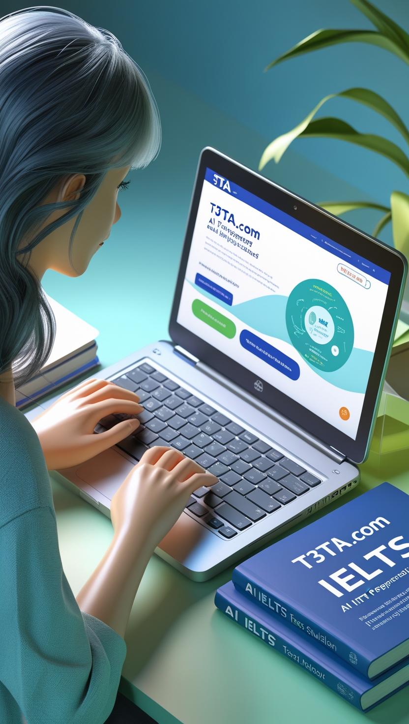 AI IELTS Reading test simulation — hero